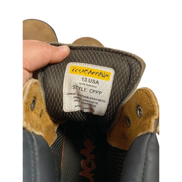 Cougar Paws Size 13 Roofing Boots CPPP Work Roofer Brown Leather - Picture 4 of 10